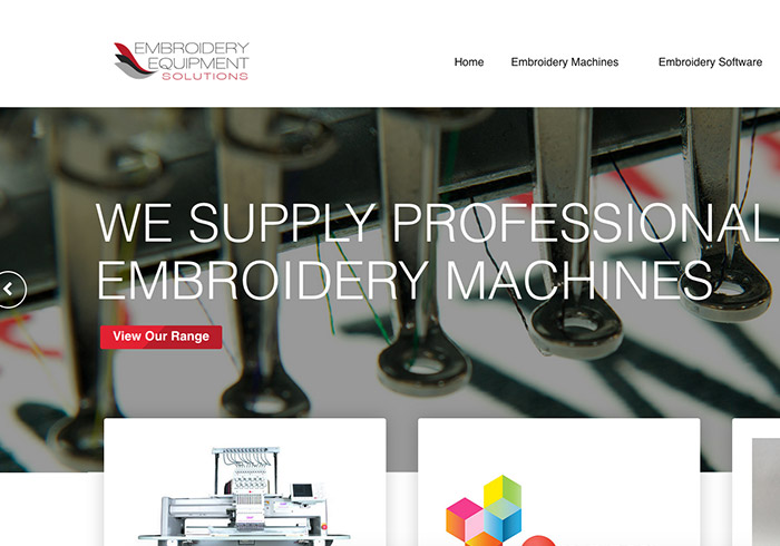 Embroidery Equipment Solutions